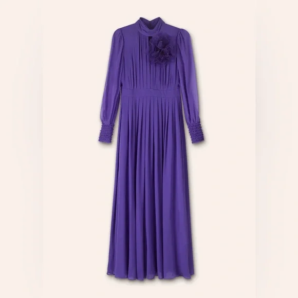 Me+Em Silk Full-Length Dress - Picture 9 of 9